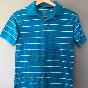 Boys Children’s Place striped shirt sleeve polo. Size 7/8